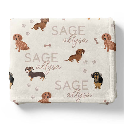 Personalized Kids Blankets | Dog Breeds
