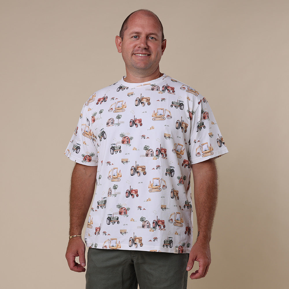 Diggers & Tractors Organic Unisex T-Shirt