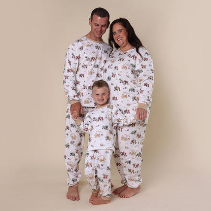 Diggers & Tractors Organic Womens Long Sleeve PJ Set