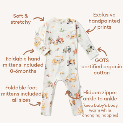 Diggers & Tractors Organic Growsuit