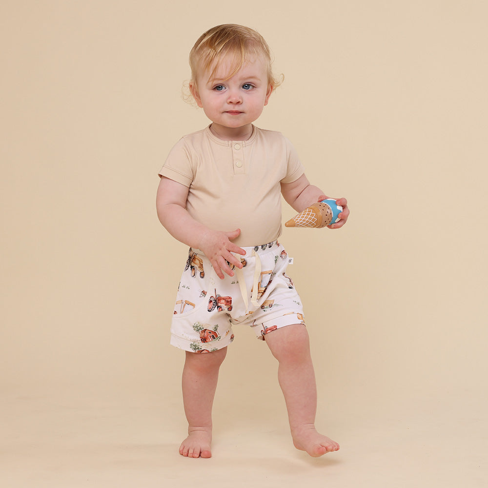 Diggers & Tractors Organic Shorts