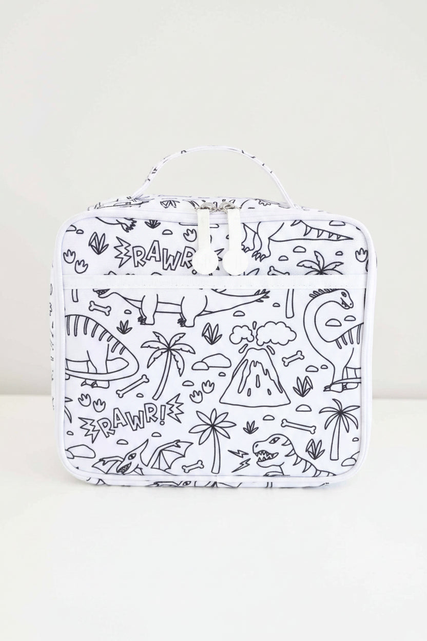 Kids Colorable Lunchbox | Jurassic Playground