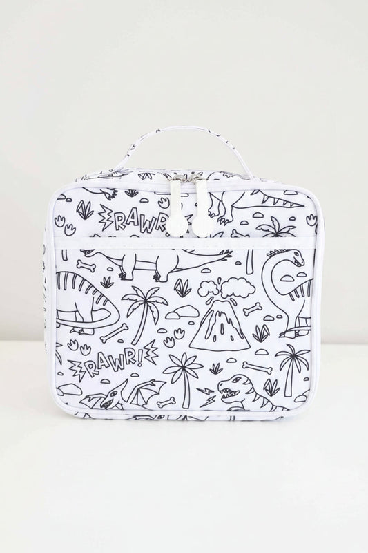 Kids Colorable Lunchbox | Jurassic Playground