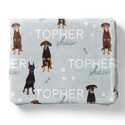 Personalized Kids Blankets | Dog Breeds