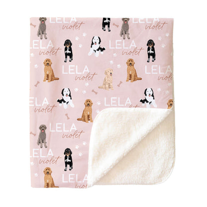 Personalized Kids Blankets | Dog Breeds