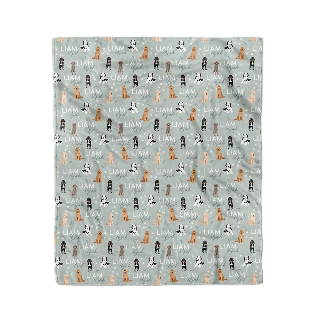 Personalized Kids Blanket | Doodles