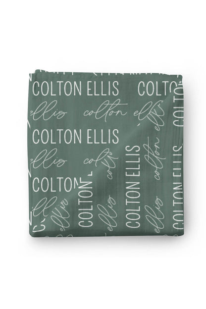 Personalized Baby Name Swaddle Blanket