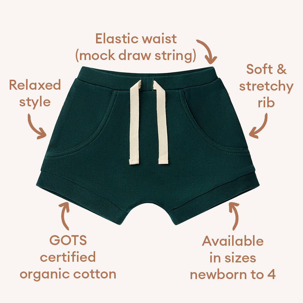 Emerald Organic Shorts