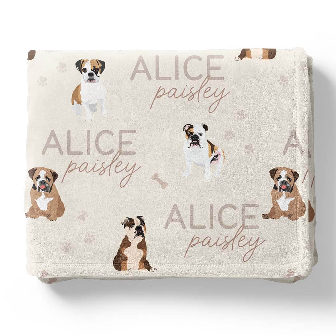 Personalized Kids Blankets | Dog Breeds