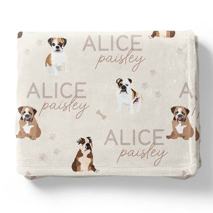 Personalized Kids Blankets | Dog Breeds