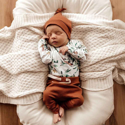 Eucalypt Long Sleeve Organic Bodysuit