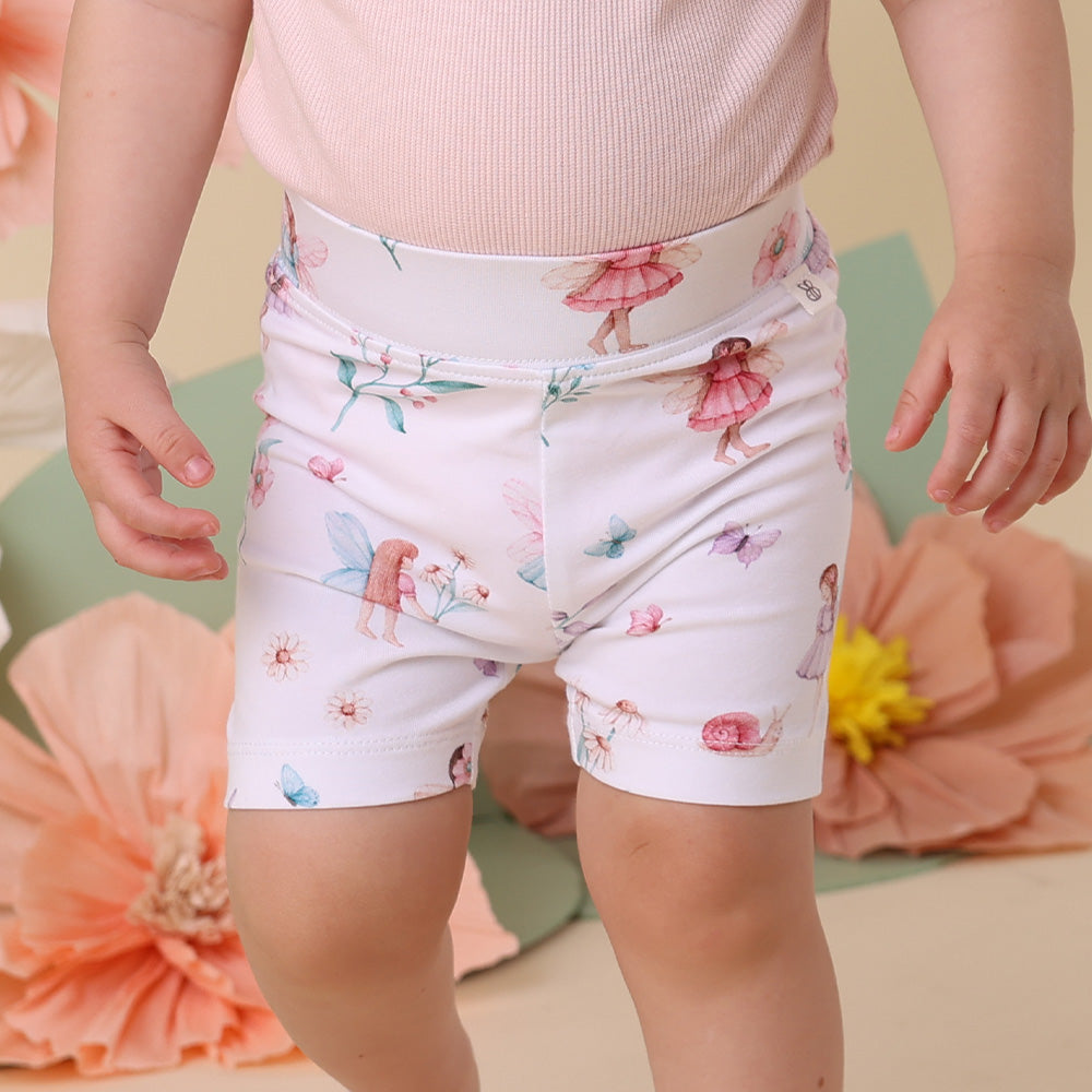 Fairy Garden Organic Bike Shorts