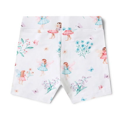 Fairy Garden Organic Bike Shorts