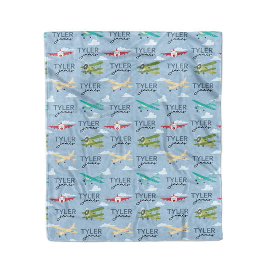 Fly Away With Me Personalized Kids Blanket