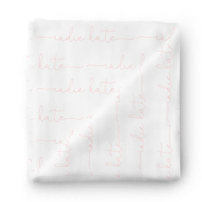 Personalized Baby Name Swaddle Blanket | Dusty Hues