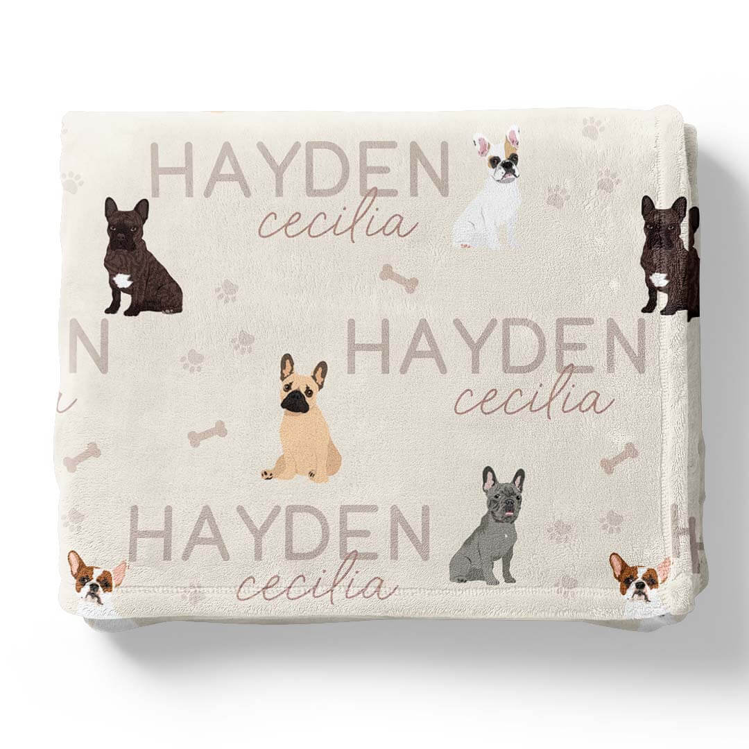 Personalized Kids Blankets | Dog Breeds
