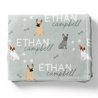 Personalized Kids Blankets | Dog Breeds