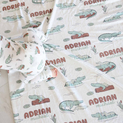 Later Gator Personalized Kids Blanket