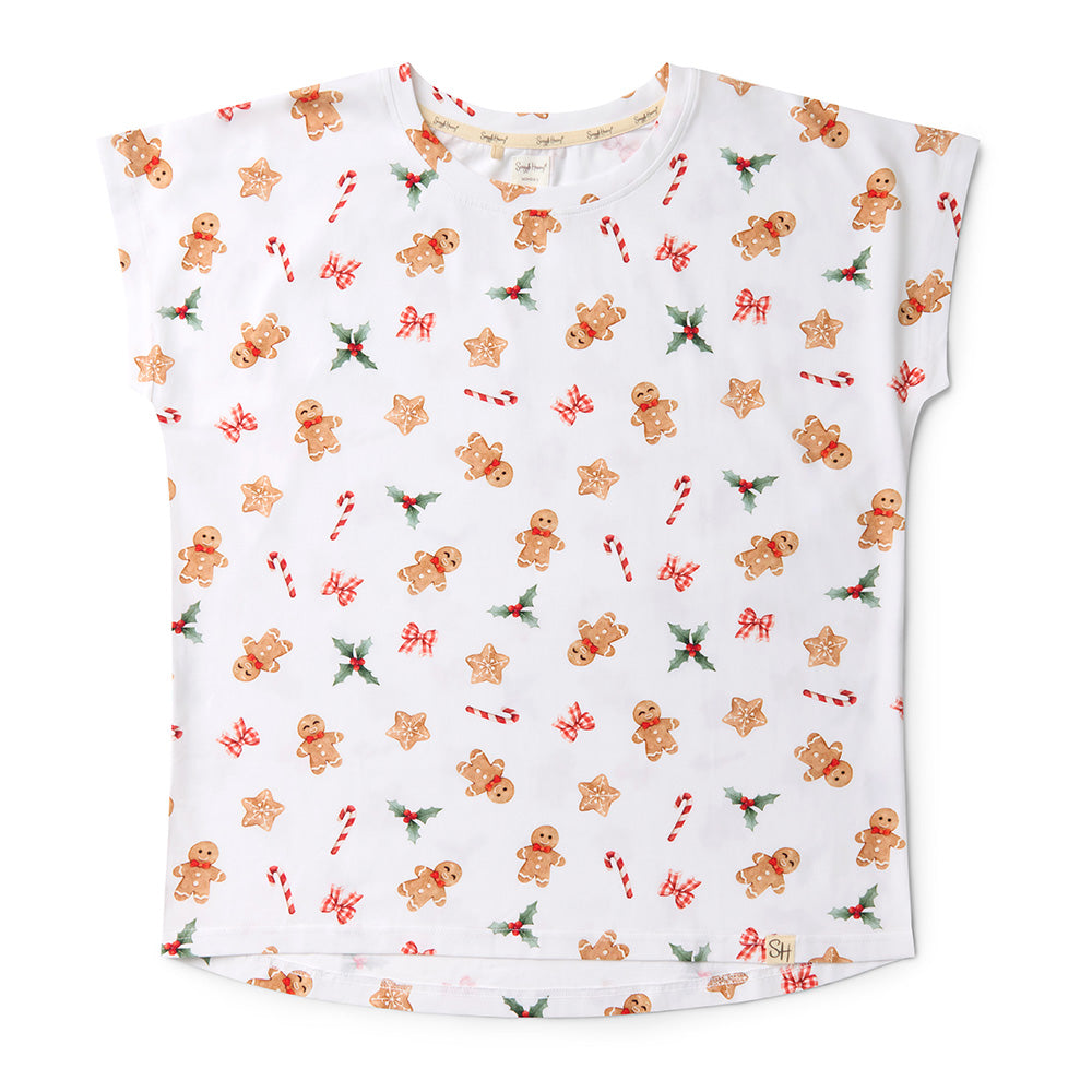 Gingerbread Organic Womens PJ Set