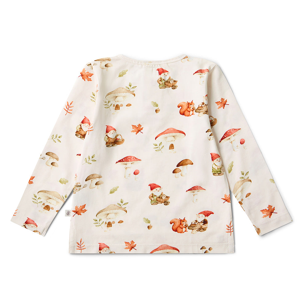 Gnomes Organic Long Sleeve Top