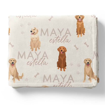 Personalized Kids Blankets | Dog Breeds