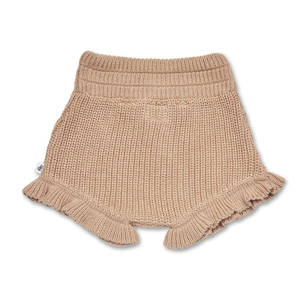 Hazelnut Organic Cotton Knit Bloomers