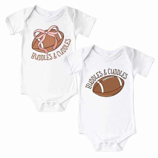 Huddles & Cuddles Graphic Bodysuit | White