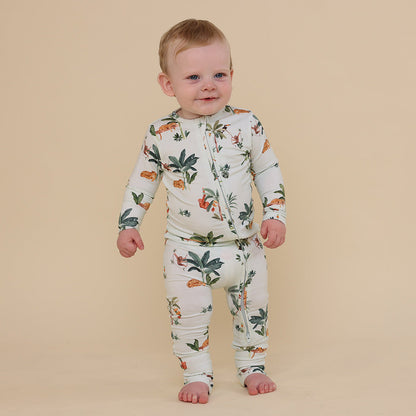 Jungle Organic Snugglesuit Convertible Romper