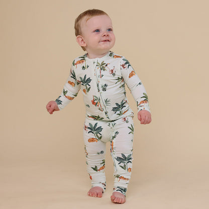 Jungle Organic Snugglesuit Convertible Romper