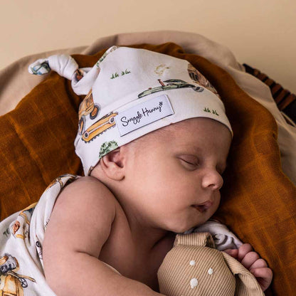Classic Newborn Gift Hamper - Diggers & Tractors