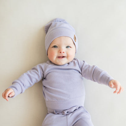 Bamboo Jersey Beanie in Taro