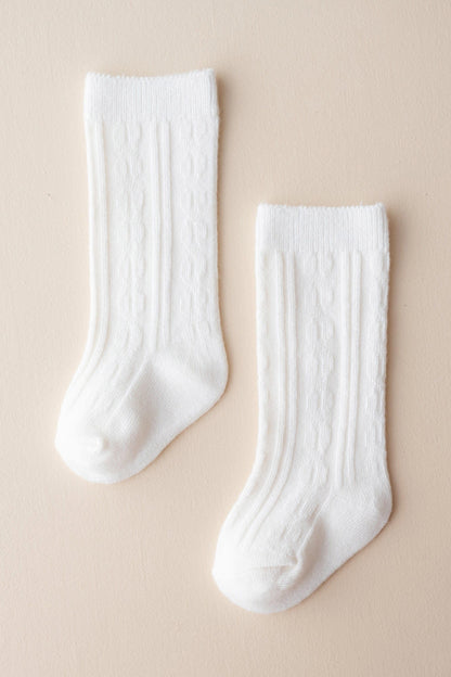 Knee High Socks in Cloud