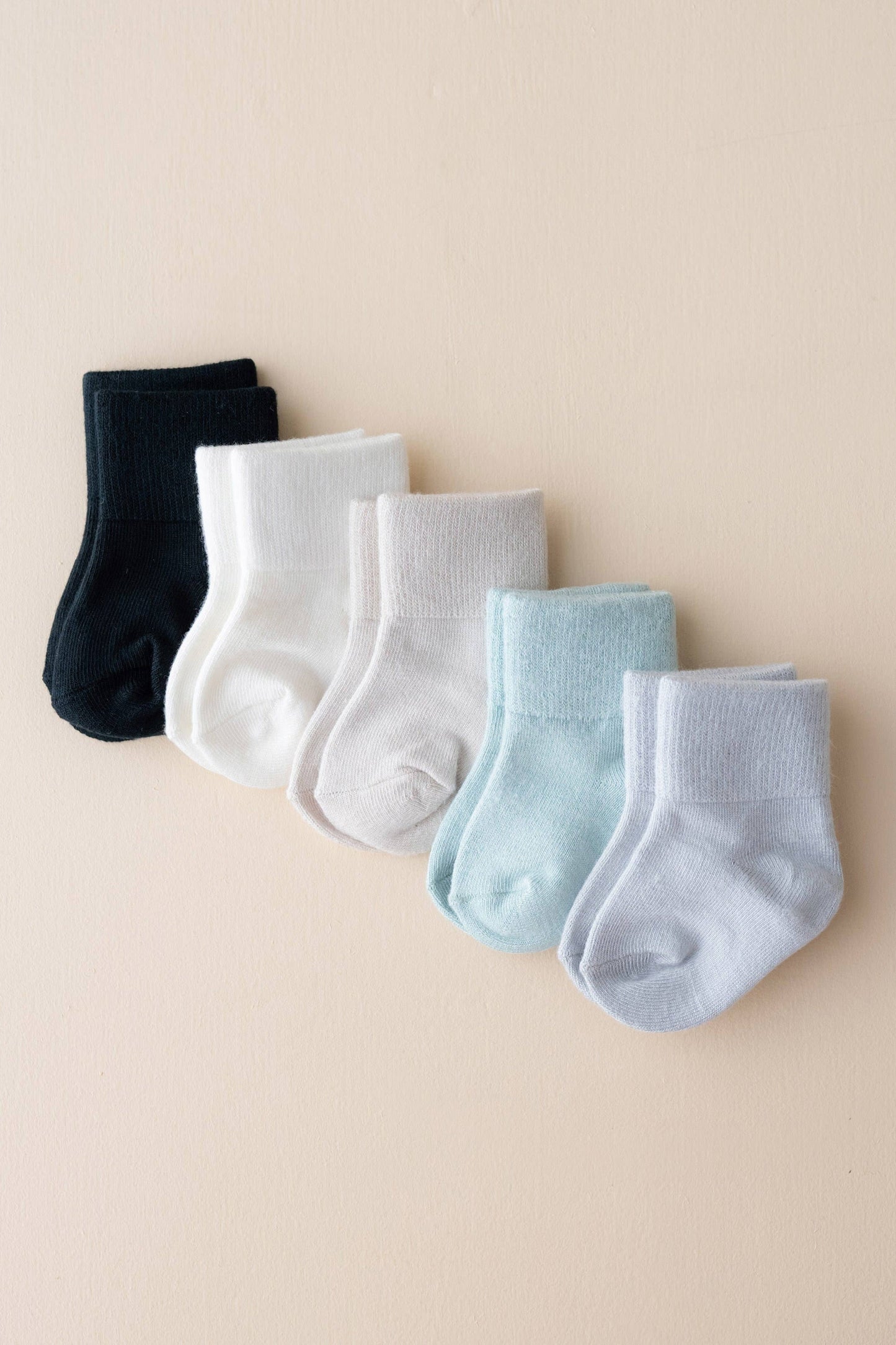 Quarter Socks Combo 5-Pack in Neutral
