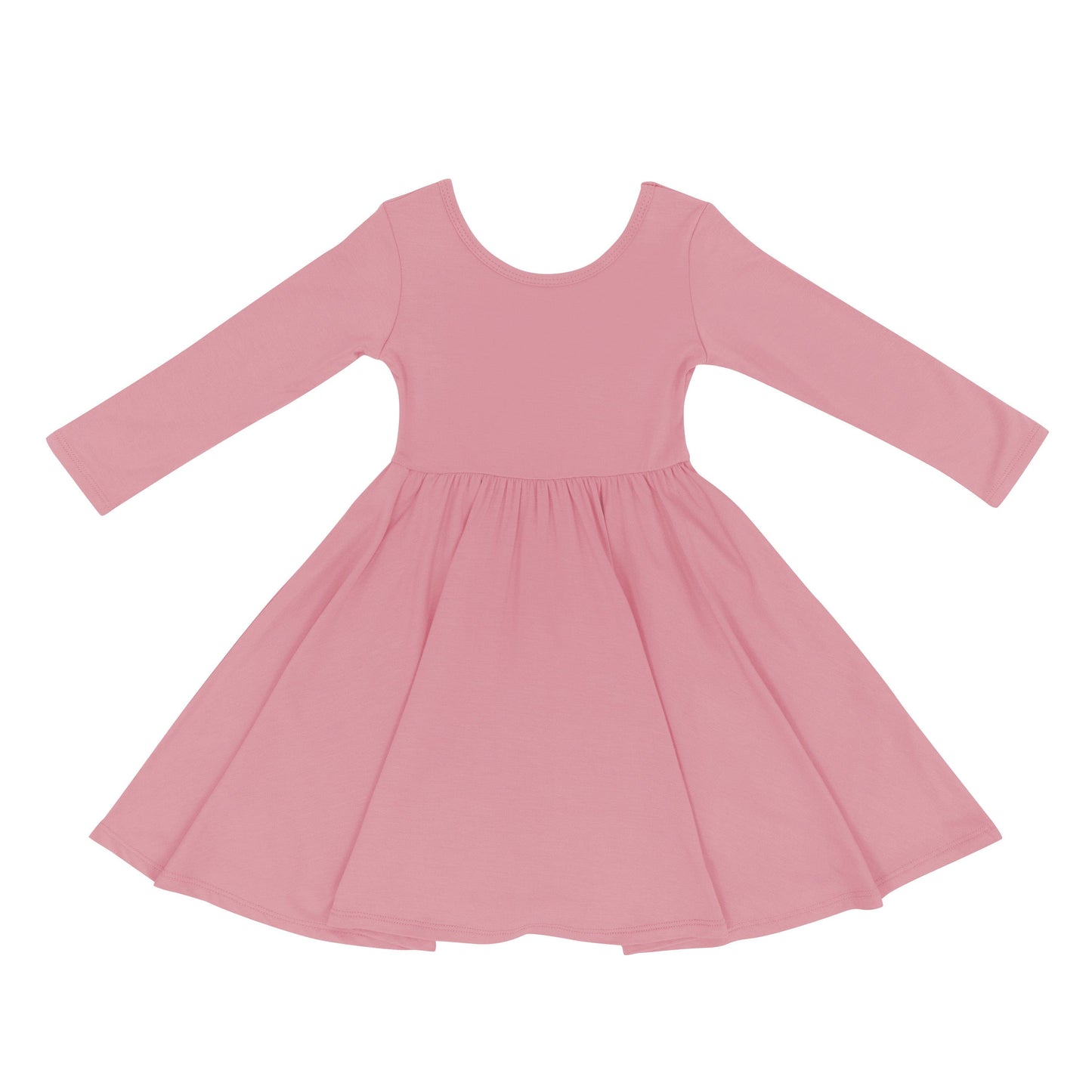 Long Sleeve Twirl Dress in Apple Blossom