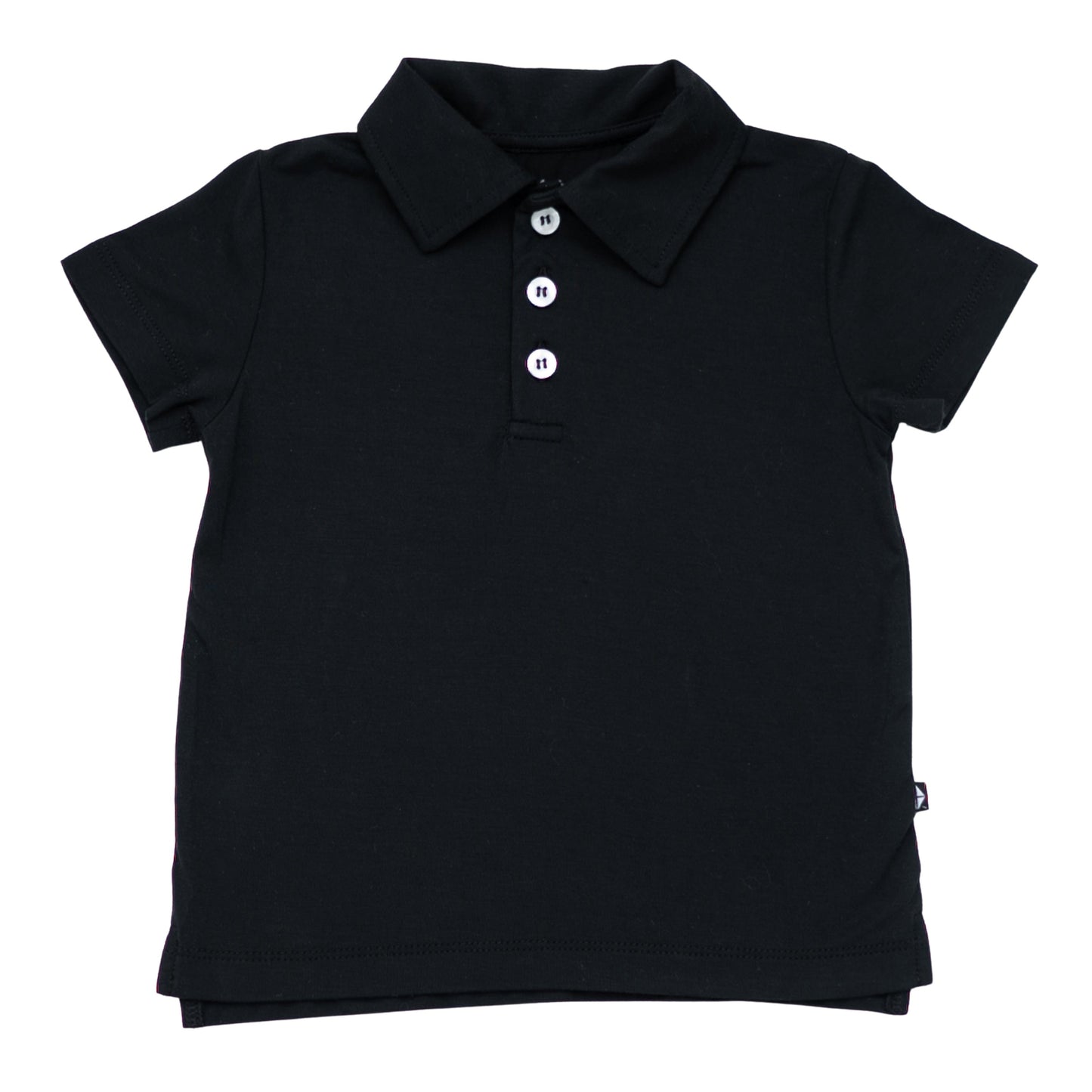 Toddler Short Sleeve Polo in Midnight