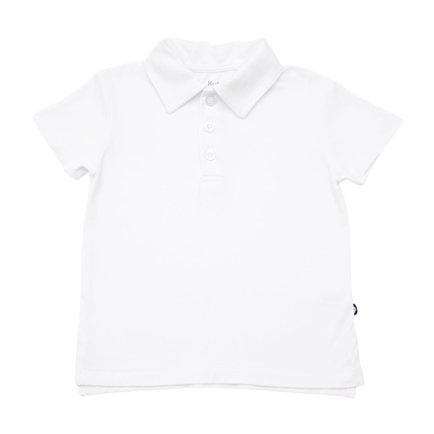 Toddler Short Sleeve Polo in Snow