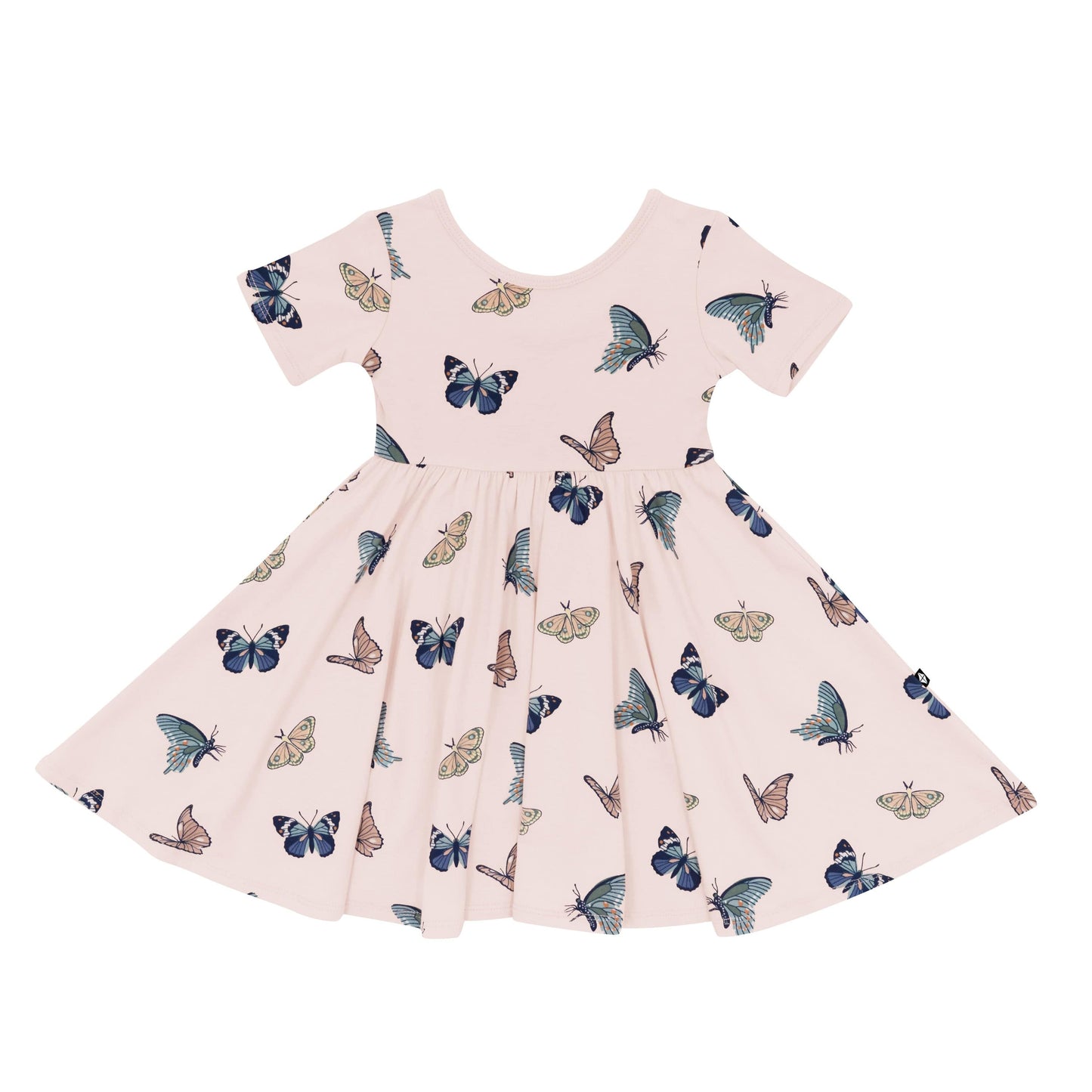 Twirl Dress in Blush Butterfly