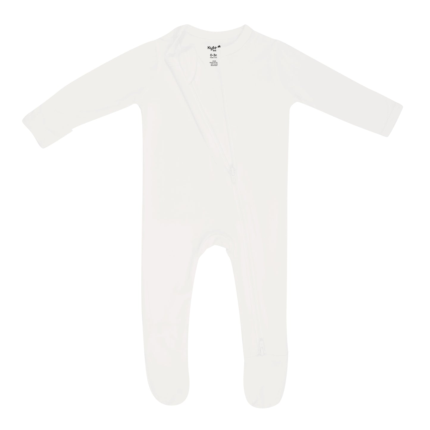 Zippered Footie in Cloud