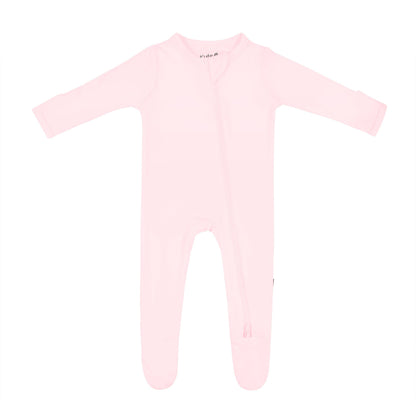 Zippered Footie in Sakura