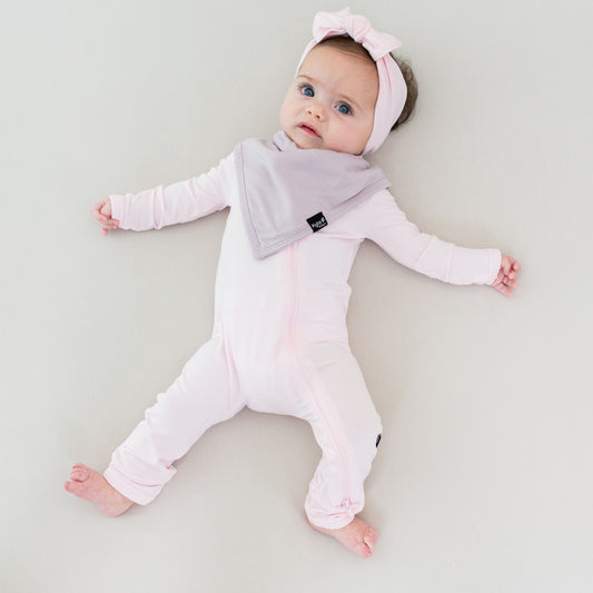 Zippered Romper in Sakura