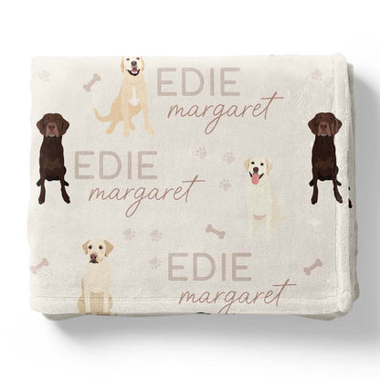 Personalized Kids Blankets | Dog Breeds
