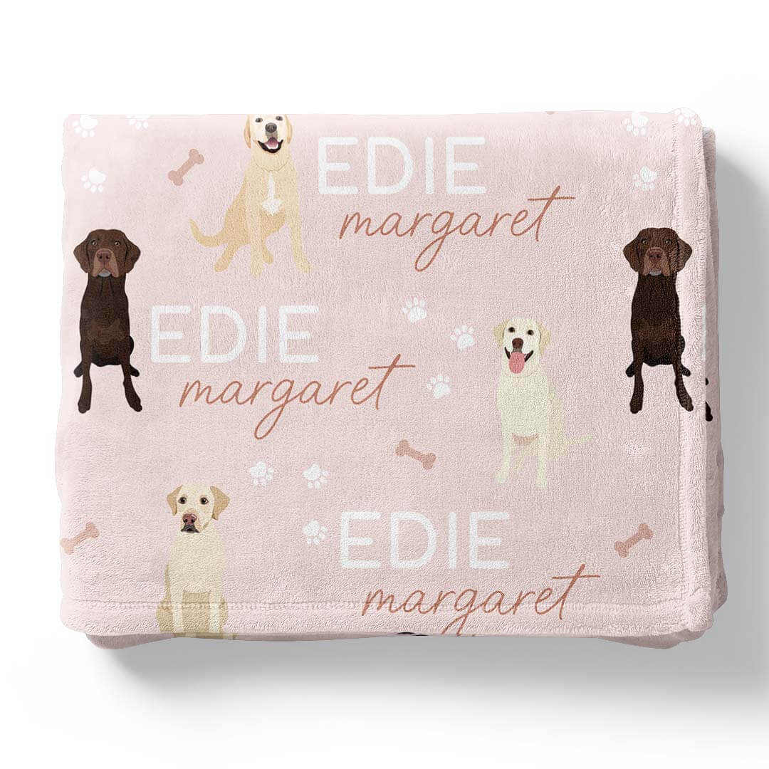 Personalized Kids Blankets | Dog Breeds