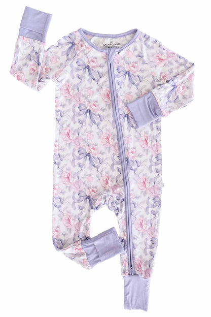 Leighton's Lavender Convertible Zip Romper