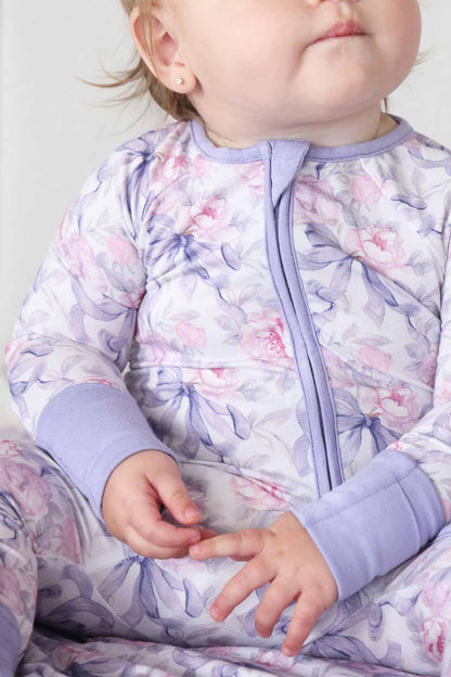 Leighton's Lavender Convertible Zip Romper