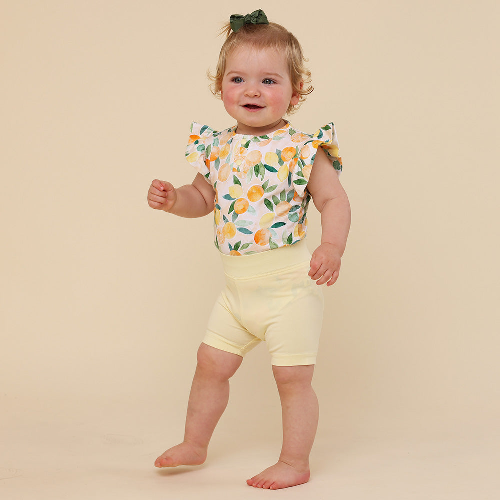 Lemon Sorbet Organic Bike Shorts