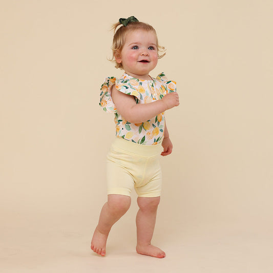 Lemon Sorbet Organic Bike Shorts