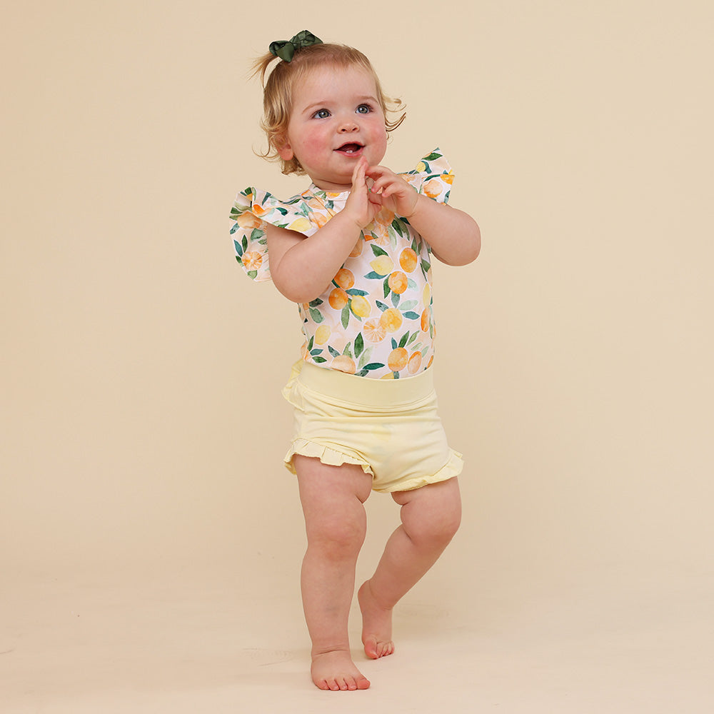 Lemon Sorbet Organic Jersey Bloomers