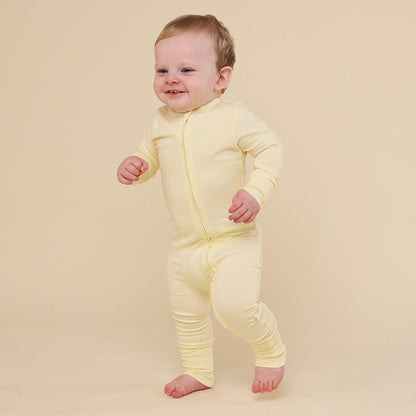 Lemon Sorbet Organic Snugglesuit Convertible Romper