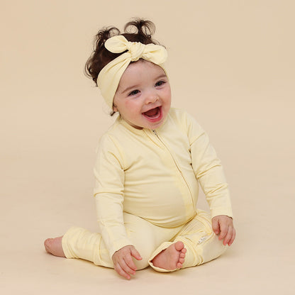 Lemon Sorbet Organic Snugglesuit Convertible Romper