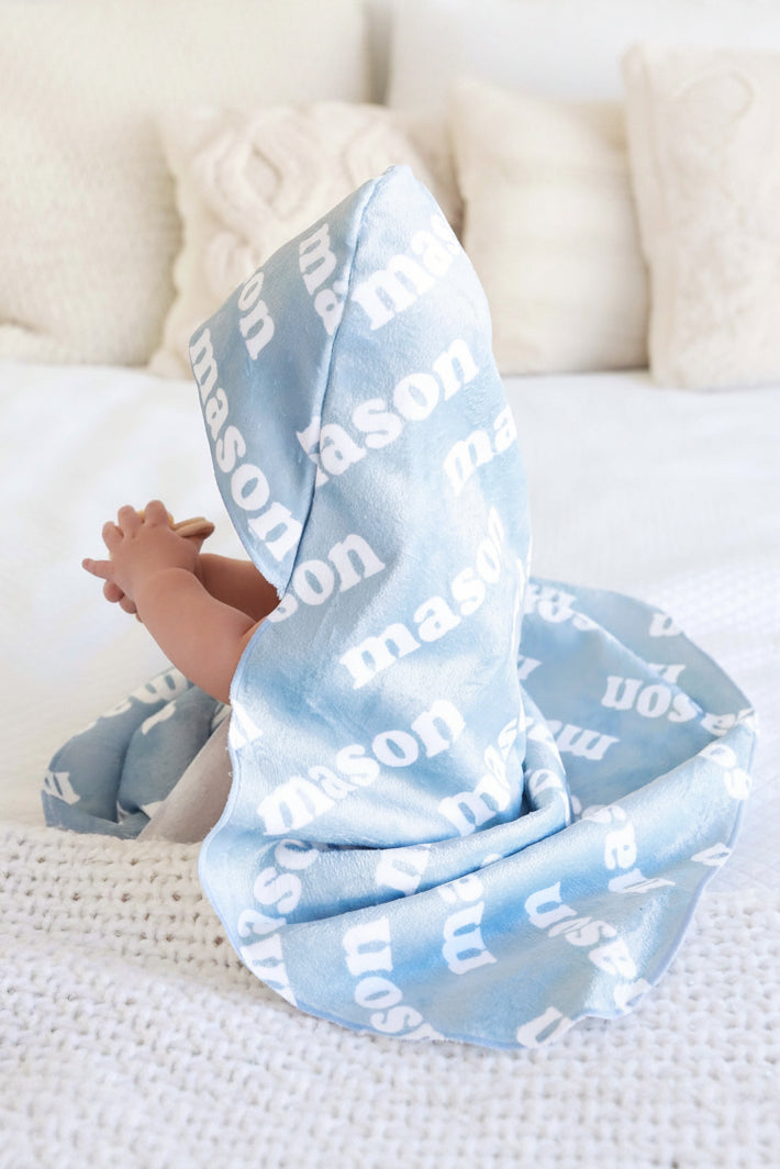 Personalized Hooded Towel | Solids